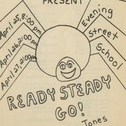 Program for the Worthington High School Production of "Ready Steady Go!"