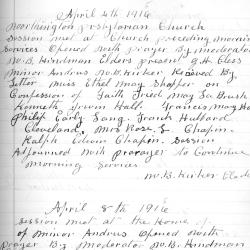 Session Book of the Presbyterian Church of Worthington Ohio, Vol. 4 [1916-1926]