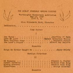 The Girls Ensemble Spring Concert