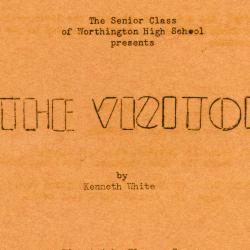 The Senior Class of Worthington High School presents: The Visitor