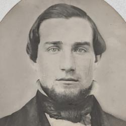 Tintype photograph of Adolphus Tuller