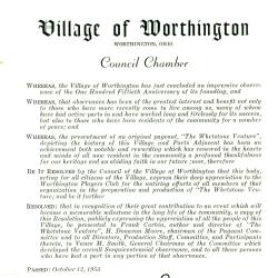 Worthington City Council Proclamation