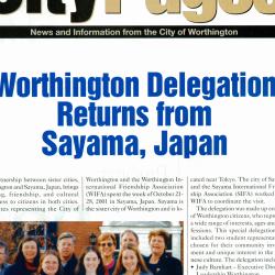 Worthington Delegation Returns from Sayama Japan