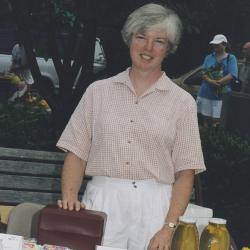 Worthington Farmers Market Vendor Selling Cheese and Pickles