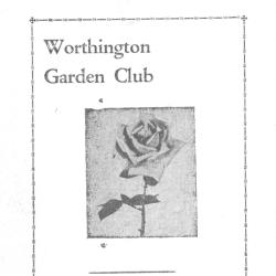 Worthington Garden Club 1946-1947 Year Book