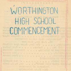 Worthington High School Commencement 1948