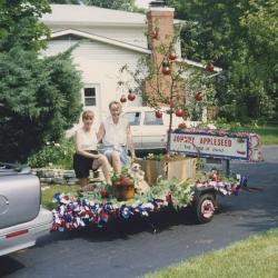Worthington Hills Garden Club Parade Float for Worthington Hills Fourth of July Parade, 1988