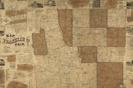 1856 Property Map of Franklin County, Ohio