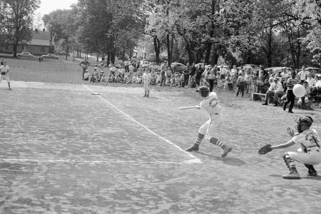 Baseball Game Between the American Legion and Worthington Moose Lodge Teams, 1950s