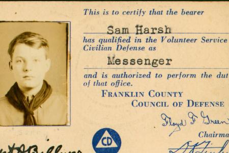 Civilian Defense Messenger ID Card