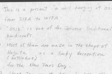 Gifts from Sayama, Japan