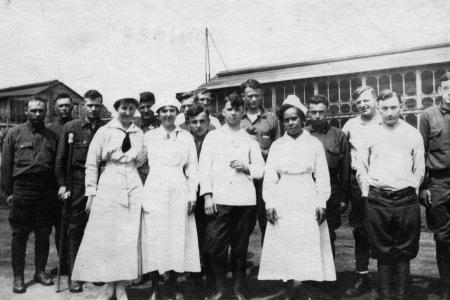 Harriet Putman, Susan Boulding and Others at Camp Sherman