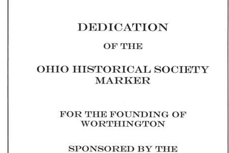 Historical Marker Dedication Program