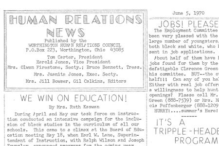 Human Relations News