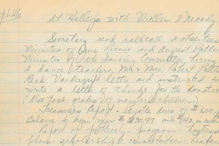 Meeting Minutes [1947-1949]