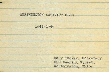 Meeting Minutes [1948-1957]