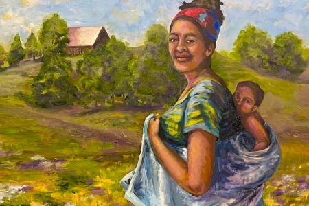 Painting Titled "Covenants in the Lands of Beginnings"