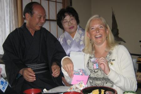 Photograph of Anne Brown and Yukinari Nakagawa