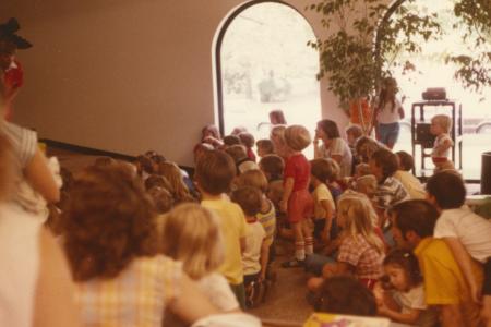 Photograph of Children Attending Zoo Animal Program, Old Worthington Library
