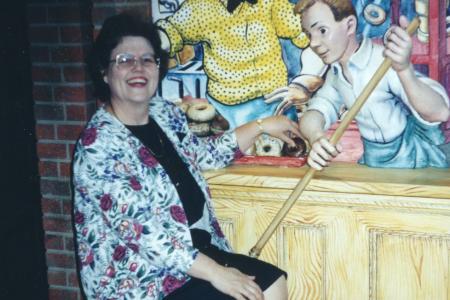 Photograph of Mary Jane Bellay at Northwest Library