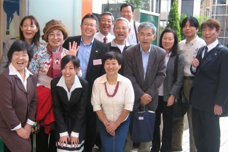 Photograph of Sayama International Friendship Association members