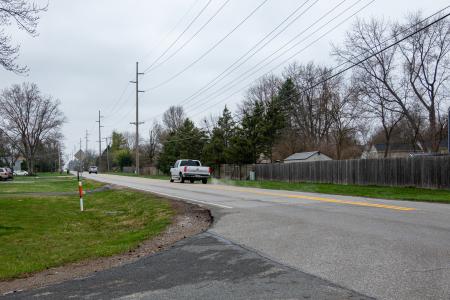 Photograph of Snouffer Road During Ohio's Stay At Home Order of 2020