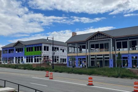 Photograph of Worthington Gateway Construction