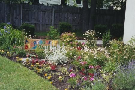 Photograph of the Storybook Garden at Northwest Library