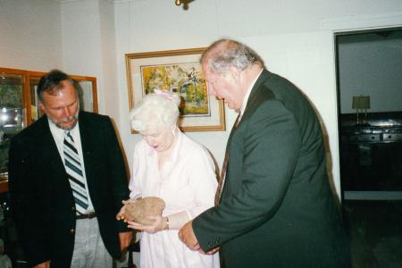 Receiving Jeffers Mound Artifacts