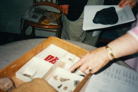 Receiving Jeffers Mound Artifacts