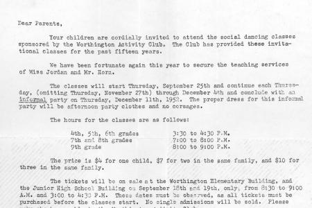 Social Dance Class Invitation