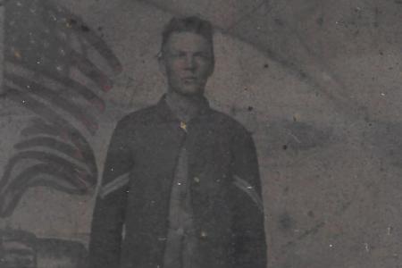 Tintype of George Albert Pingree