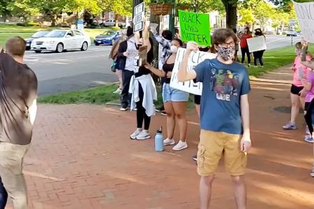 Video of Black Lives Matter Protesters, June 3, 2020