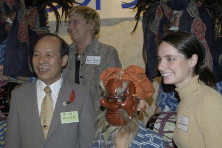 WIFA Delegates, Shishimai Dancers and Drummers
