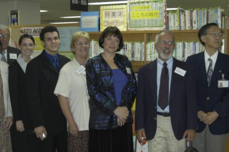 WIFA Delegation at Sayama Public Library