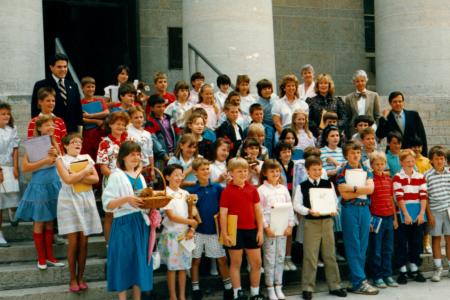 Worthington Estates Students at State House