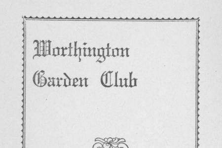 Worthington Garden Club 1943-1944
