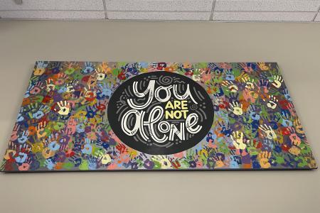 "You Are Not Alone" Mural at the Old Worthington Library